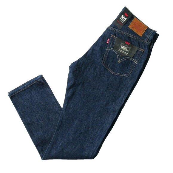 NWT Levi's 501 Original in Across A Plain High Rise Straight Leg Jeans 26 x 30 - Picture 1 of 9